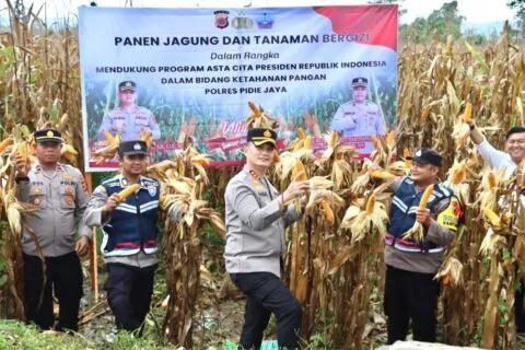 Dukung program Asta Citra Presiden Prabowo Subianto, Polres Pidie jaya intensifkan ketahanan pangan