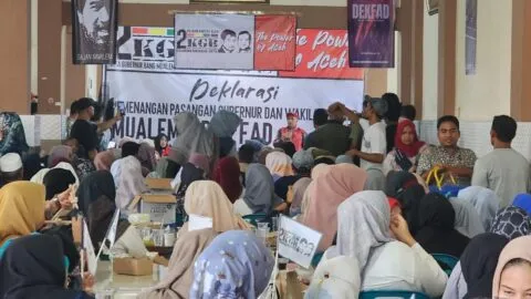 500 relawan Koalisi Gubernur Bustami alihkan dukungan ke Muzakir Manaf-Fadhlullah