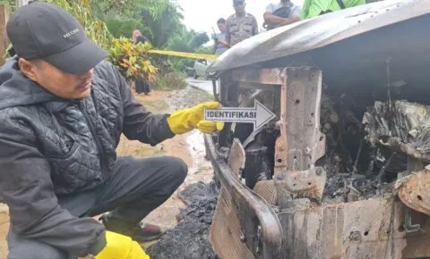 Mobil timses di Aceh Timur dibakar OTK