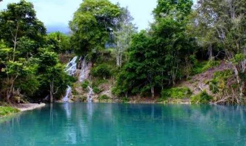 Wisata air terjun dan kolam biru di Gayo Lues