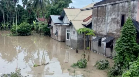 Enam rumah warga Aceh Besar terendam banjir luapan