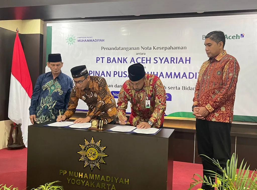 Bank Aceh dan Muhammadiyah MoU penyediaan layanan keuangan perbankan