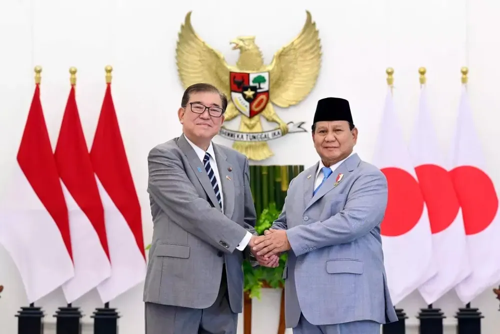 PM Jepang Shigeru dan Presiden Prabowo bertemu di Istana Bogor