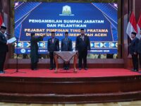 Pj Gubernur Lantik Tiga Pejabat dalam Lingkungan Pemerintah Aceh