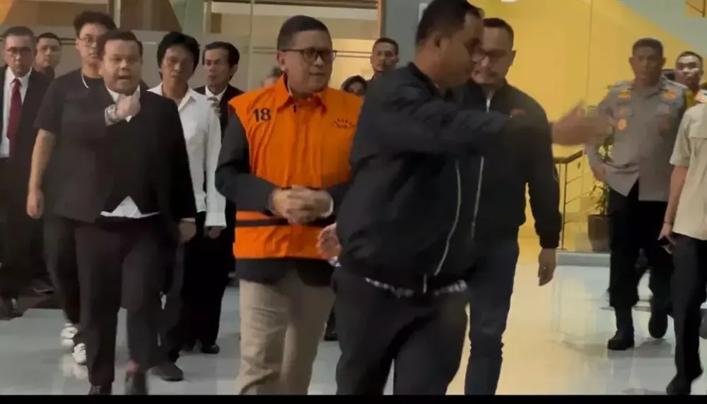 KPK resmi tahan Sekjen PDI Perjuangan Hasto Kristiyanto