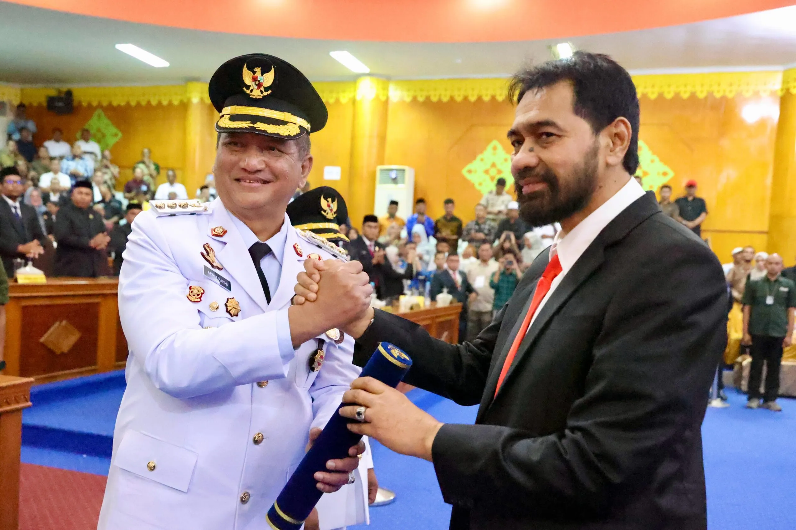 Mualem lantik Irjen Pol Purnawirawan Armia Fahmi sebagai Bupati Aceh Tamiang