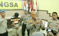 Noval Julianto, terduga kasus pembunuhan siswa MTsN Tanah Datar Sumatera Barat ditangkap di Langsa Aceh