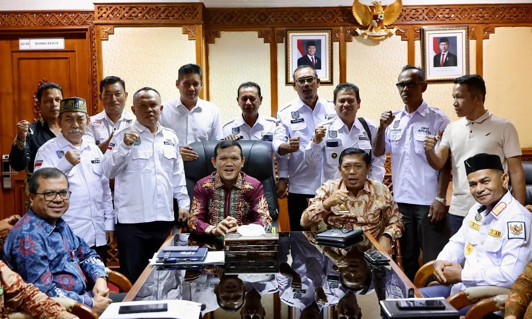 Terima kedatangan Ketua Apdesi se-Aceh, Wagub Fadhlullah janji perjuangkan masa jabatan keuchik 8 tahun