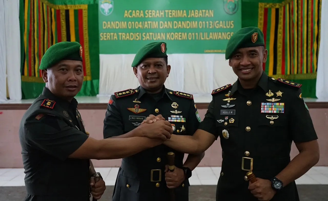 Danrem 011/Lilawangsa pimpin serah terima dua jabatan Dandim