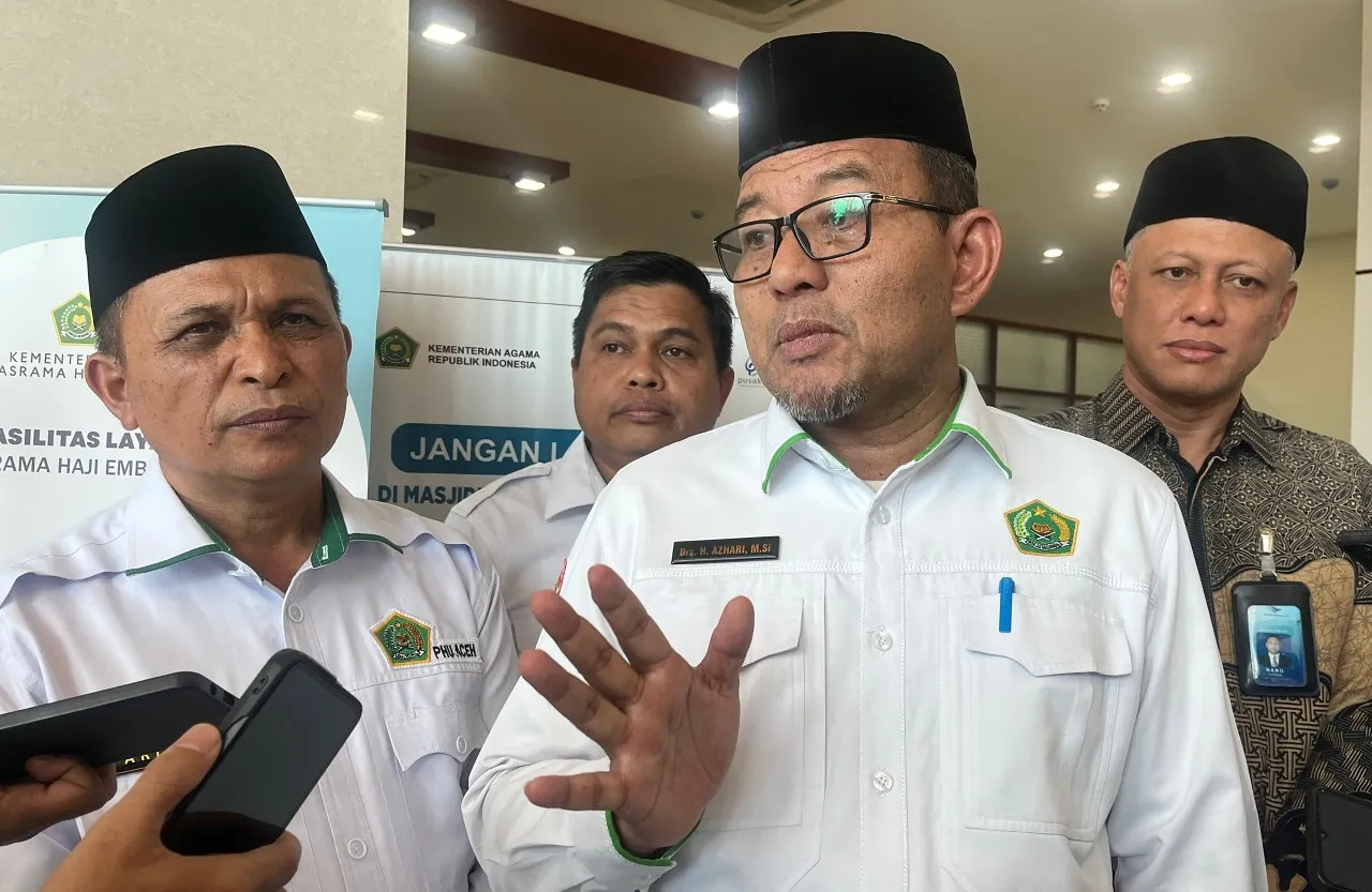 Jemaah calon haji asal Aceh 2025 sebanyak 4.378 orang, diberangkatkan perdana tanggal 18 Mei