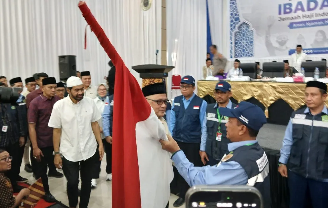 Kepala Badan Penyelenggara Haji RI lepas Kloter I JCH Aceh