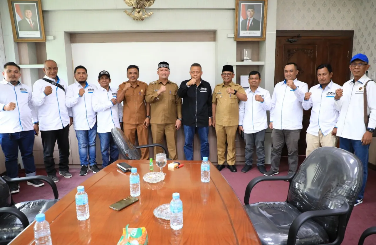 Bupati puji JMSI Aceh Utara-Lhokseumawe kolaborasi bangun daerah