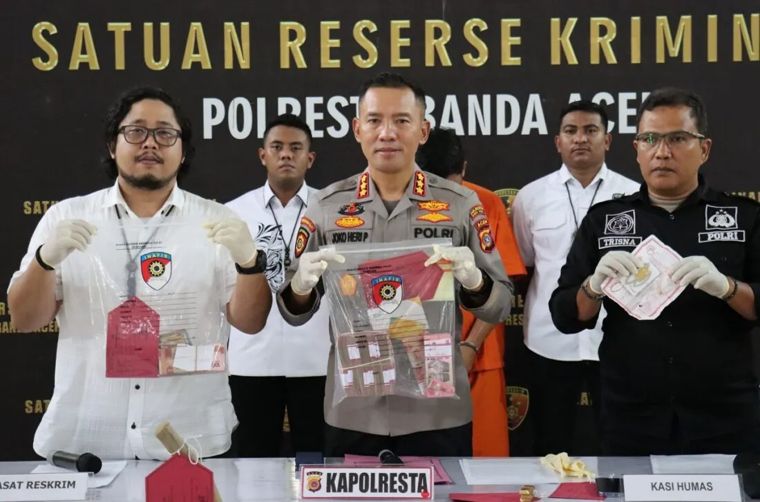Bobol brangkas uang dan emas warga Aceh Besar, MUA ditangkap polisi