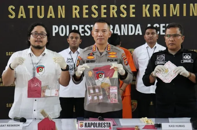 Bobol brangkas uang dan emas warga Aceh Besar, MUA ditangkap polisi