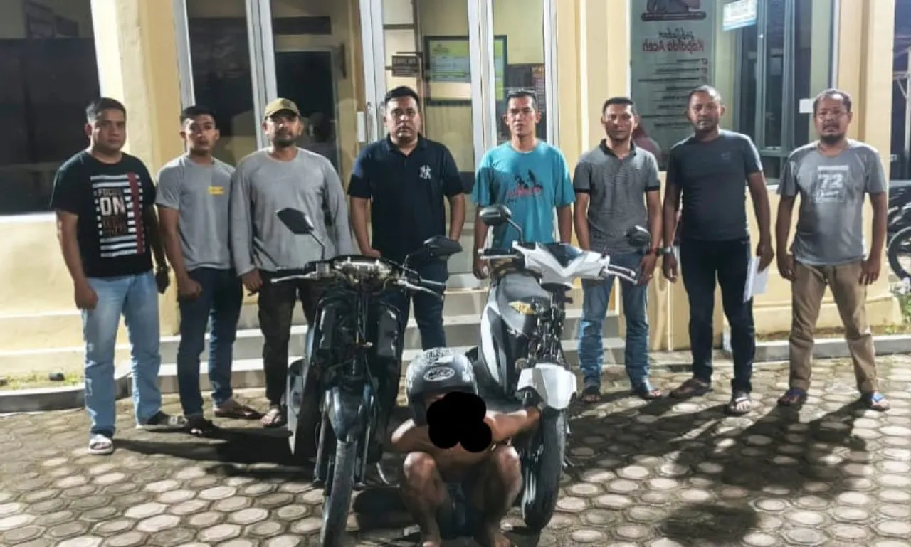Sikat motor Zulhelmi, warga Aceh Besar dibekuk polisi