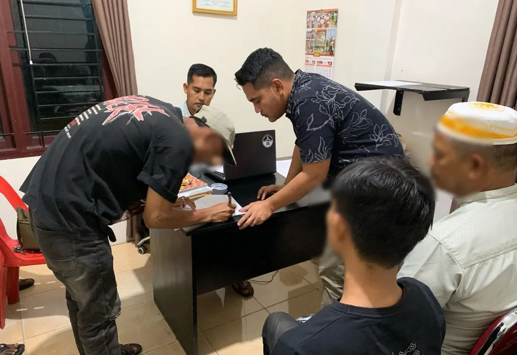 Kurun waktu satu minggu, 17 pria di Aceh Utara ditangkap dalam kasus dugaan Pungli