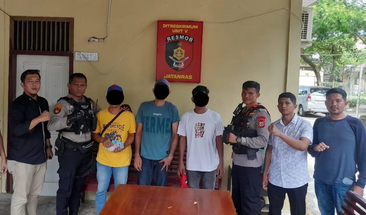Polda Aceh tangkap tiga pelaku pungli di Pulau Kapuk Lhoknga, Kabid Humas : Hanya kita beri pembinaan