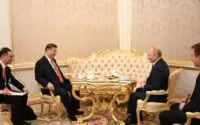 Perjamuan minum teh dari Putin untuk Xi Jinping