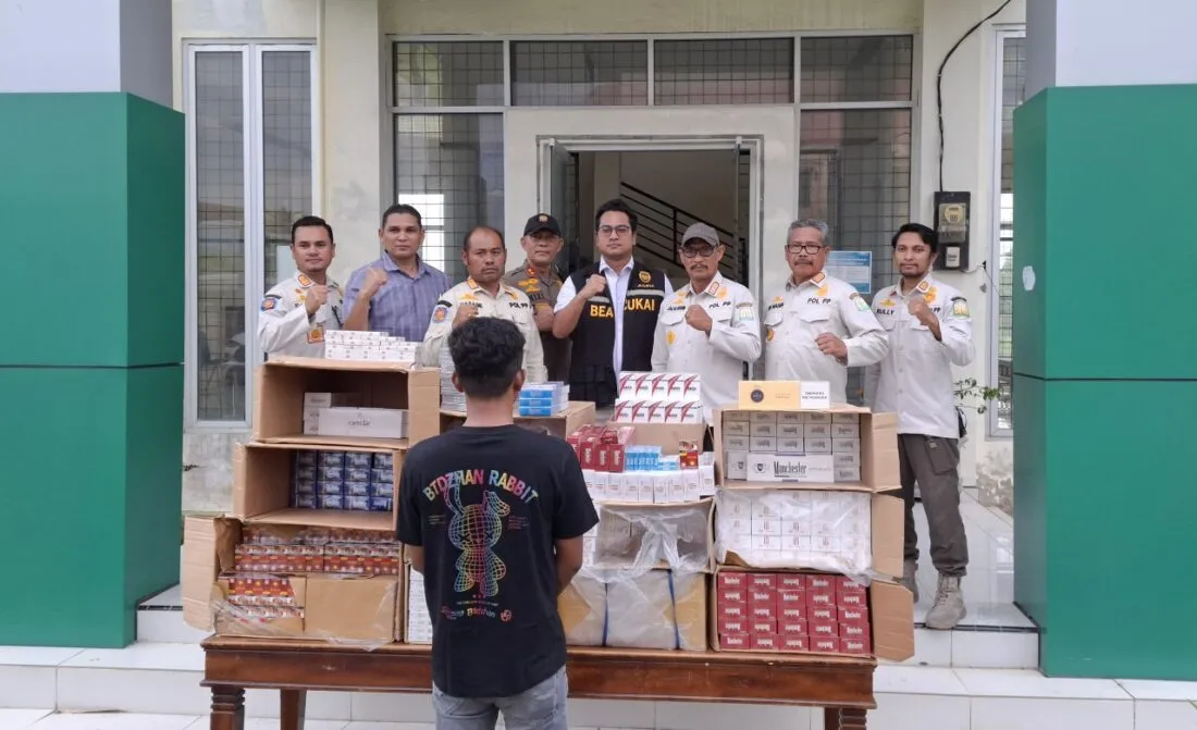 Bea Cukai Aceh tindak 90 ribu batang rokok ilegal di Pidie Jaya dan Bireuen