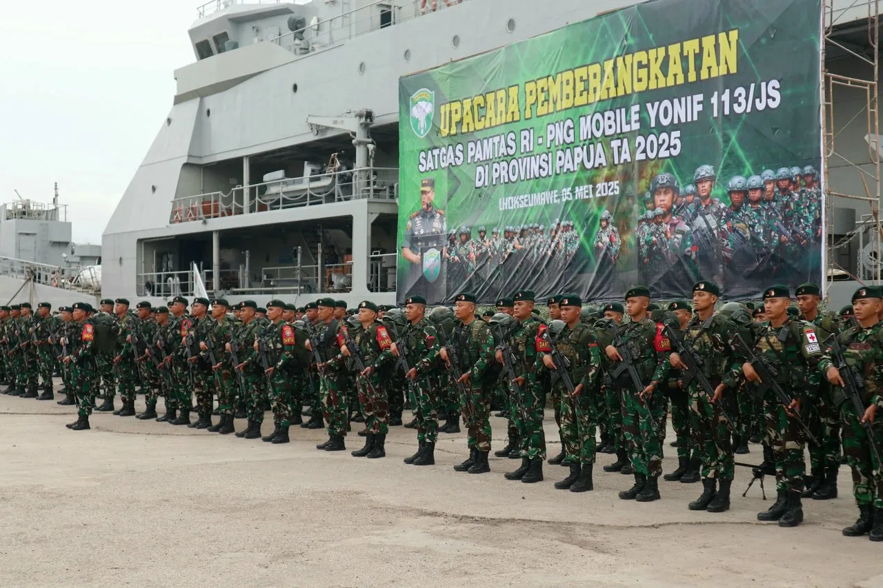 450 prajurit asal Aceh dikirim ke Papua Nugini