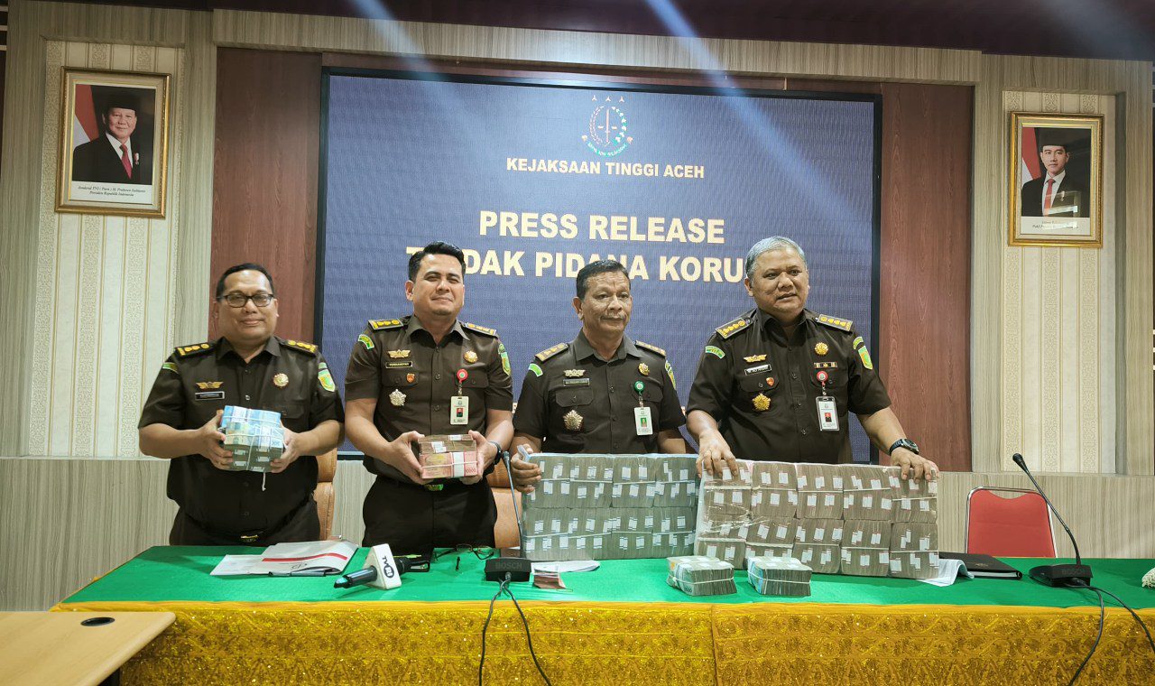 Kasus dugaan korupsi di BGP Aceh, penyidik tahan 2 tersangka dan sita Rp1,8 miliar