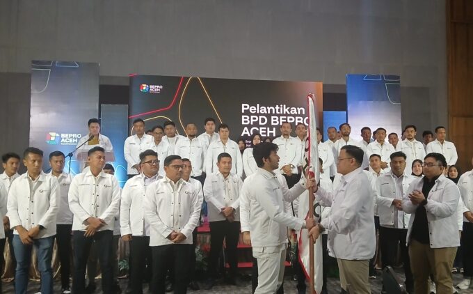 Lantik BePro Aceh Aceh, Wagub : Sinergi dengan pemerintah untuk kemajuan daerah