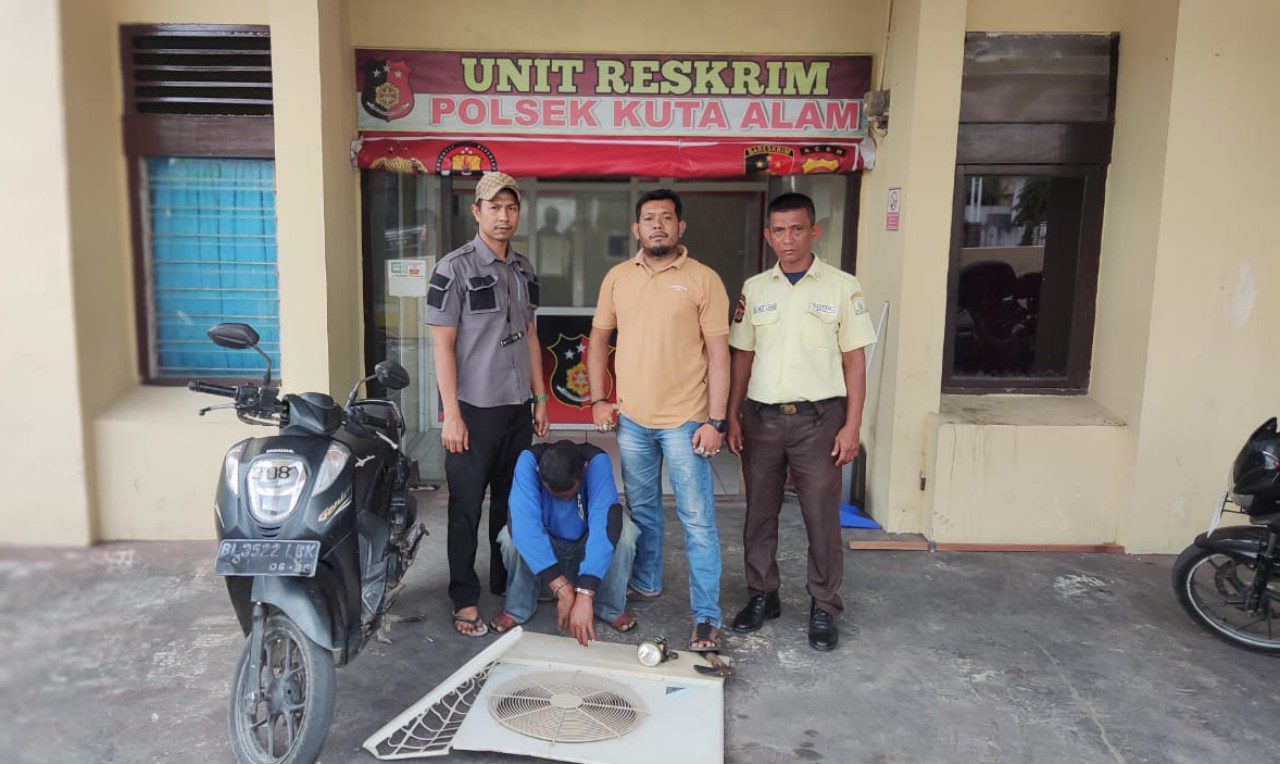 Warga Aceh Besar ditangkap kasus pencurian kondensor AC di RSUDZA Banda Aceh