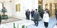 Prabowo dan Mega kompak hadiri upacara peringatan Hari Lahir Pancasila 