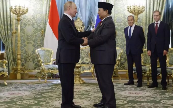 Prabowo : Terima kasih Presiden Putin