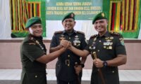 Ali Imran pimpin upacara sertijb dua Dandim