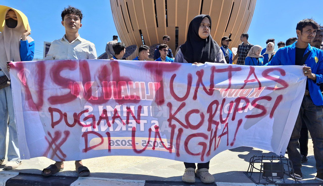 Mahasiswa Unigha Sigli demo pengelola kampus, tuding dugaan korupsi beasiswa KIP