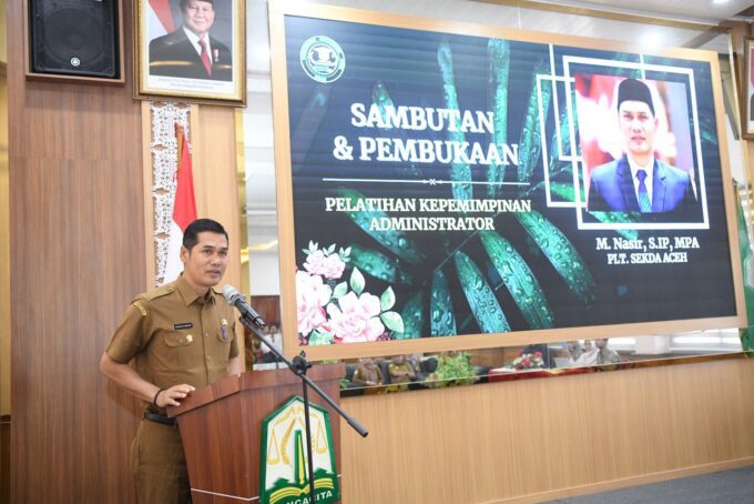 M Nasir buka pelatihan kepemimpinan administrator Pemerintah Aceh 2025
