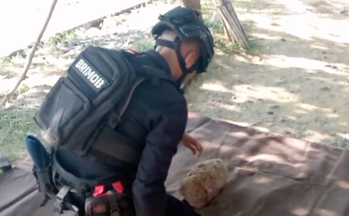 Bom seberat 25 kilogram di Aceh Besar dimusnahkan Tim Jibom Polda Aceh