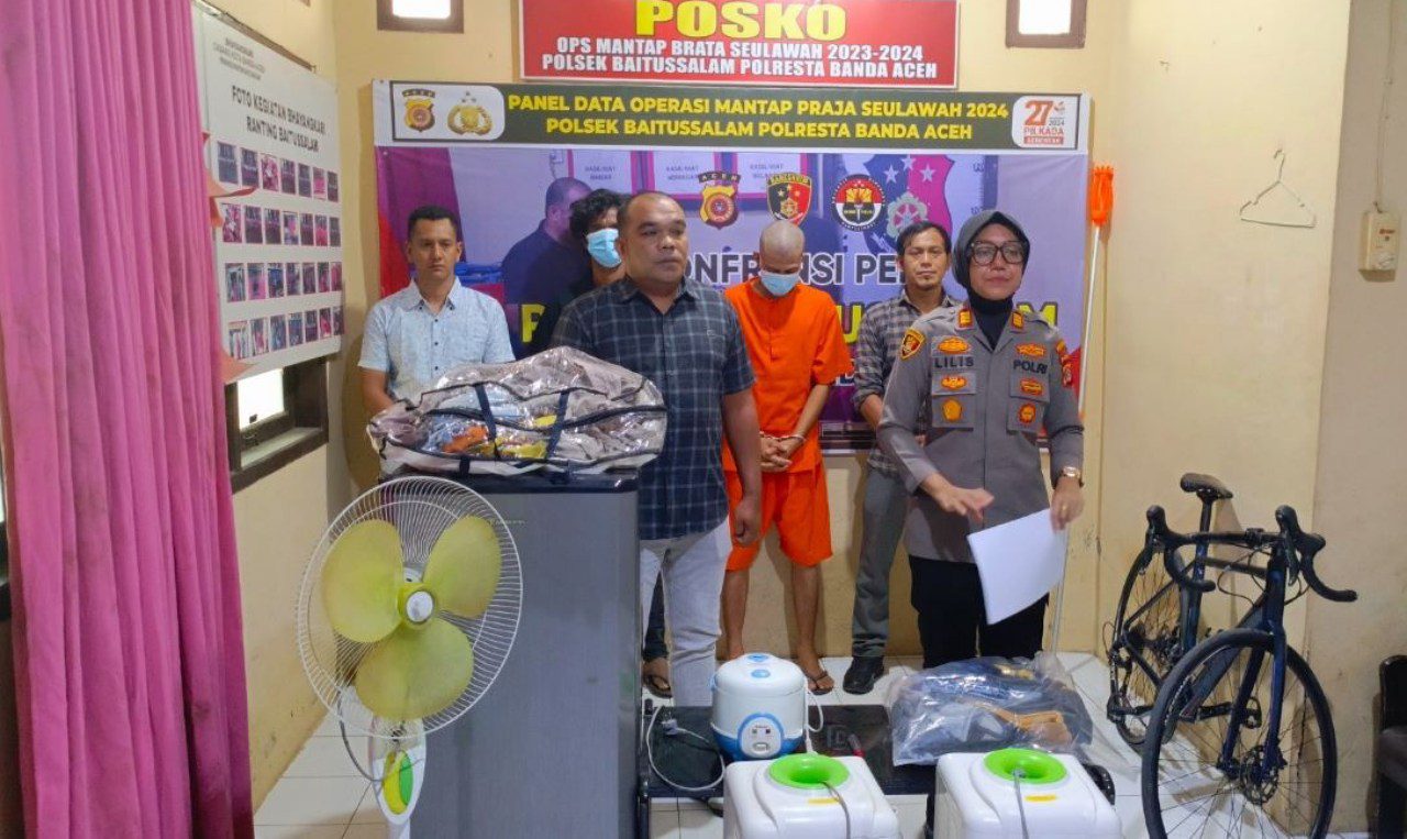Curi sepeda warga Aceh Besar seharga Rp65 juta, polisi bekuk dua pelaku