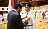 Mualem kukuhkan 44 petugas Paskibraka Aceh
