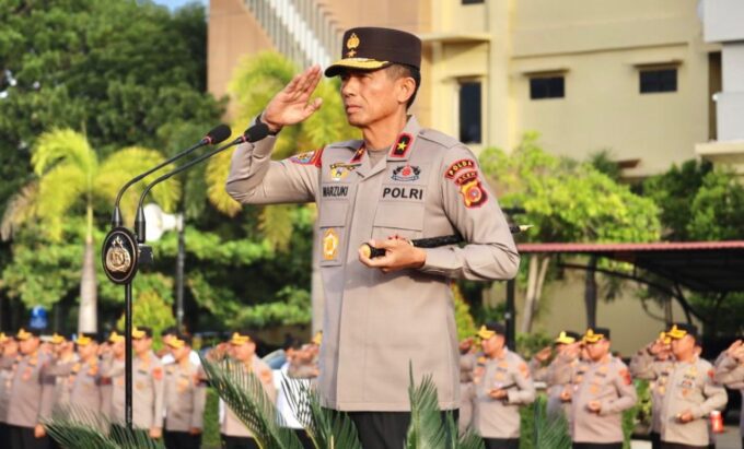 Pimpin apel perdana di Mapolda Aceh, Brigjen Pol Marzuki Ali : Seluruh anggota Polri harus jadi pengayom dan pelindung masyarakat
