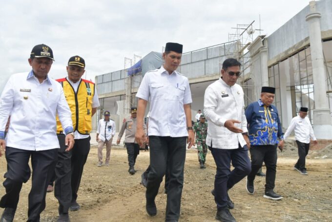 Tinjau arena MTQ Aceh di Pidie Jaya, M Nasir : Alhamdulillah kemajuannya sudah 91 persen