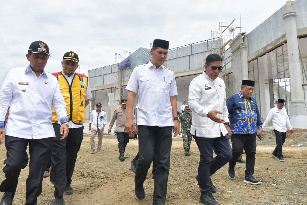 Tinjau arena MTQ Aceh di Pidie Jaya, M Nasir : Alhamdulillah kemajuannya sudah 91 persen