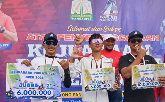 Atlet layar Bireuen bawa pulang tiga medali di Kejuaraan Porlasi Aceh Open 2025