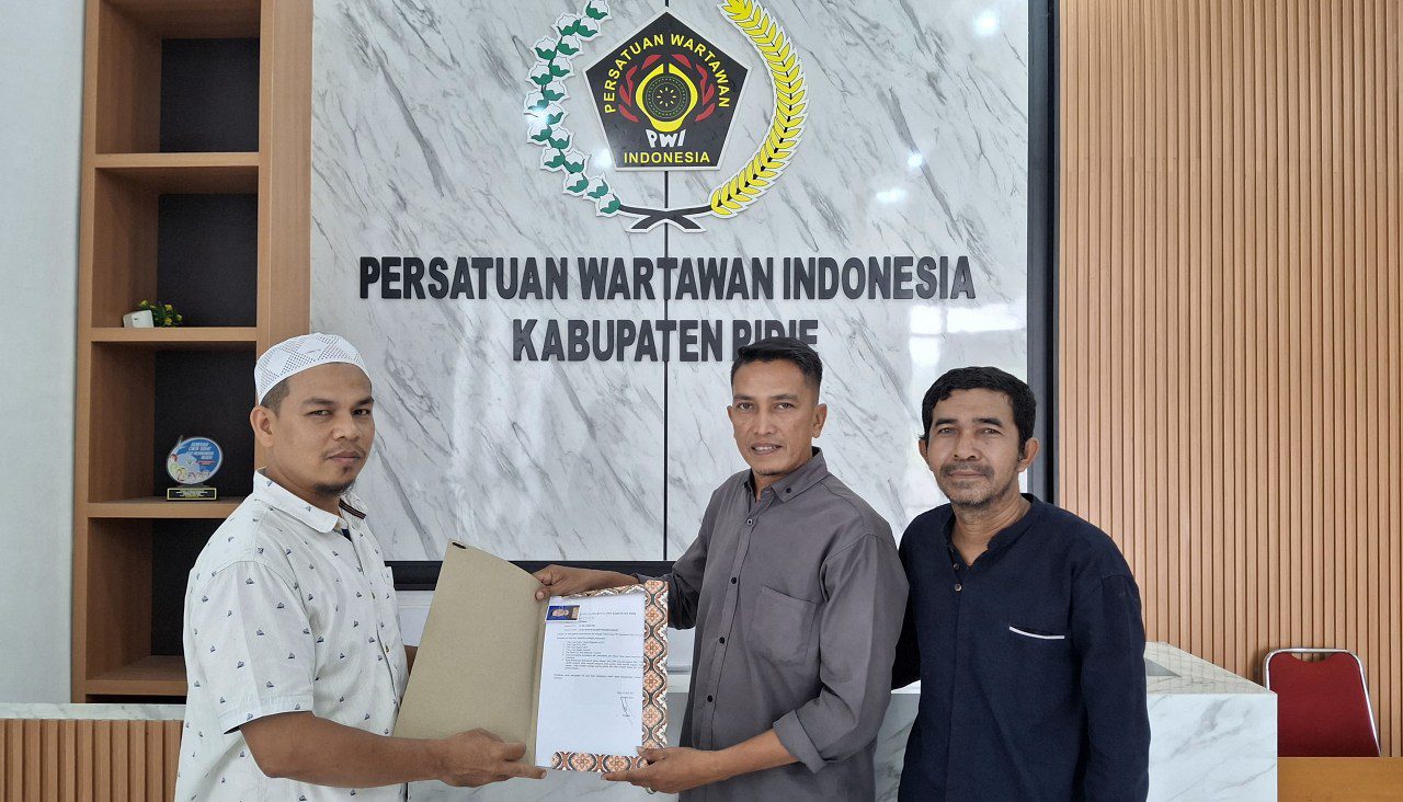 Hingga akhir masa pendaftaran, hanya Firman Zubir yang daftar calon Ketua PWI Pidie
