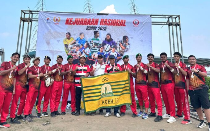 Aceh raih medali Perak di Kejurnas Rugby 2025 di Yogyakarta