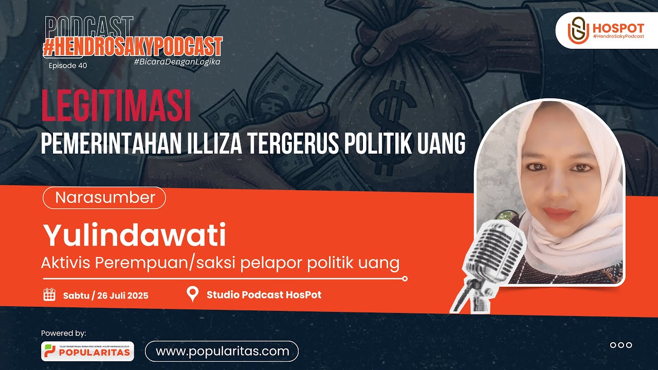 Podcast Legitimasi Pemerintahan Illiza Tergerus Politik Uang