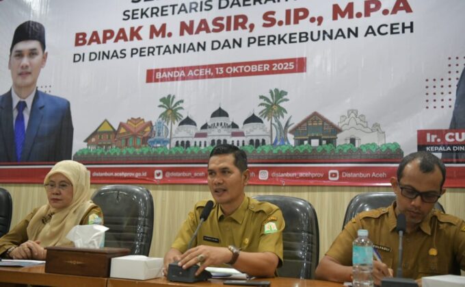 Sekda Aceh : Keberhasilan kinerja Distanbun berdampak pada penurunan kemiskinan