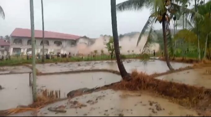 Bangunan dua lantai asrama dayah di Samalanga ambruk, ini penjelasan pihak Yayasan