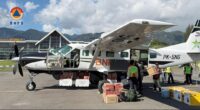 Akses darat putus, BNPB kirim bantuan banjir ke Bener Meriah lewat udara
