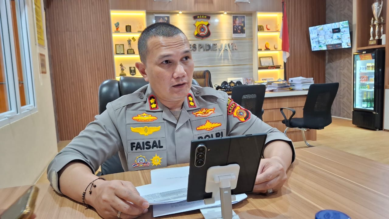 Polres Pidie Jaya surati presiden terkait izin pemeriksaan Wakil Bupati Hasan Basri, Kapolres : Kita target 2026 tuntas