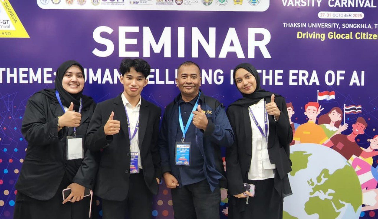 Dua mahasiswa USK Banda Aceh ukir prestasi di Thailand