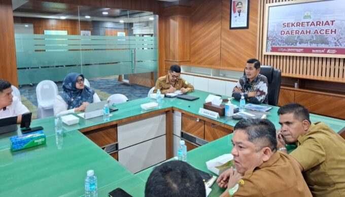 Sekda Aceh dan Kementrian PUPR bahas pembangunan sekolah rakyat