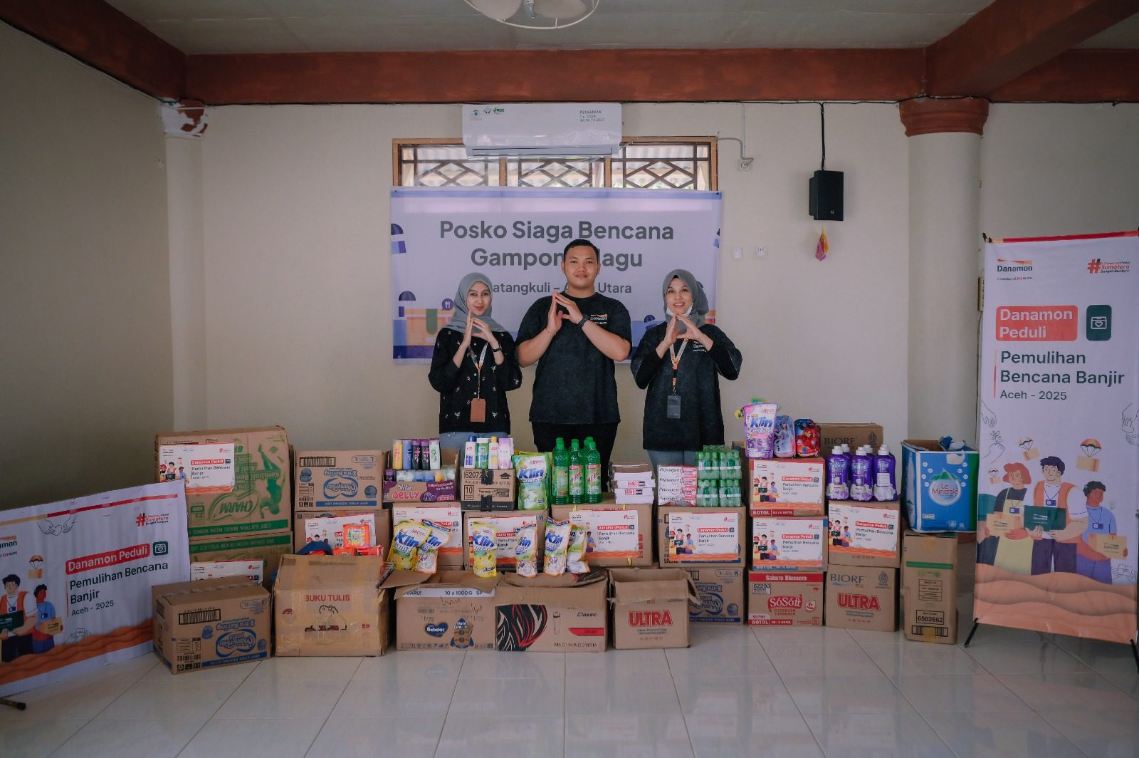 Bank Danamon salurkan bantuan ke Aceh Utara
