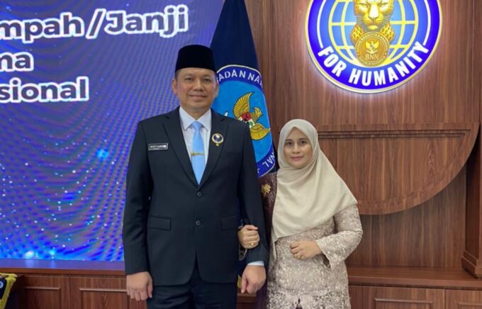 Komjen Suyudi Ario Seto lantik Dedy Tabrani sebagai Kepala BNNP Aceh